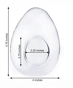 HIER_3300 Chargers & Centerpieces 6 Pack | 5" Hanging Air Plant Glass Terrarium EGG Shaped Plant Holders 10 HIER_3300 Chargers & Centerpieces 6 Pack | 5