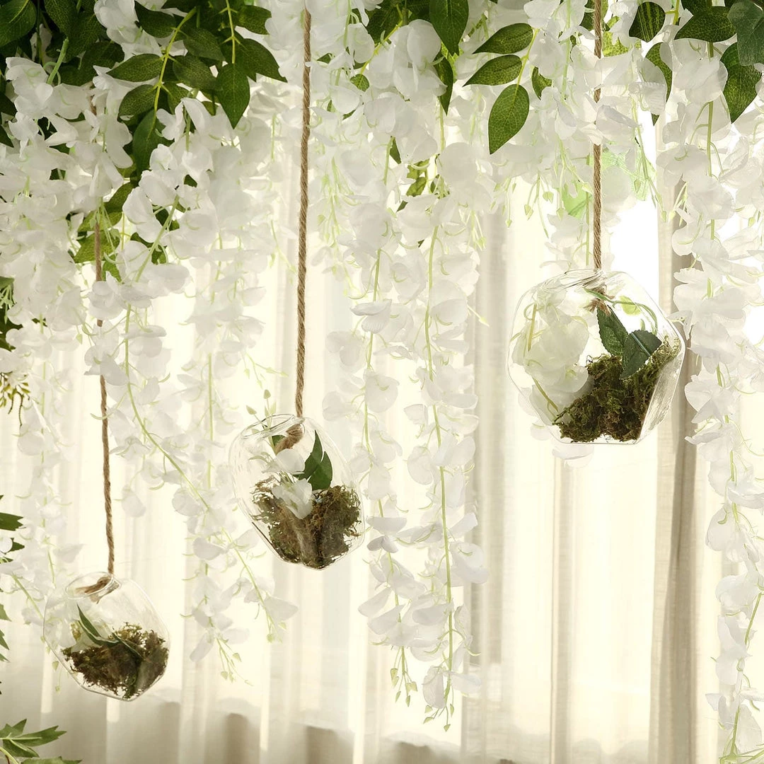 HIER_3400 3 Pack | Hexagon Glass Wall Vase | Indoor Wall Mounted Planters | Hanging Terrariums 15 HIER_3400 3 Pack | Hexagon Glass Wall Vase | Indoor Wall Mounted Planters | Hanging Terrariums