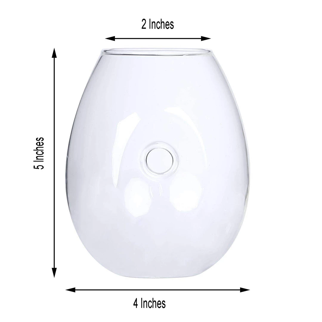 HIER_5200 Chargers & Centerpieces 3 Pack | Egg Shaped Glass Wall Vase | Indoor Wall Mounted Planters | Hanging Terrariums 3 HIER_5200 Chargers & Centerpieces 3 Pack | Egg Shaped Glass Wall Vase | Indoor Wall Mounted Planters | Hanging Terrariums