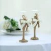 HIER_3900 Set Of 2 | 9" Clear Wedding Champagne Flutes | Rustic Wedding Toasting Glasses Disposable Dinnerware