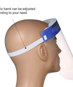 Tableclothsfactory Big Clearance Sale Protective Face Shield Mask, Sneeze Guard With Elastic Band And Comfort Sponge - Protects From Sneezing, Coughing, Splashes, Droplets