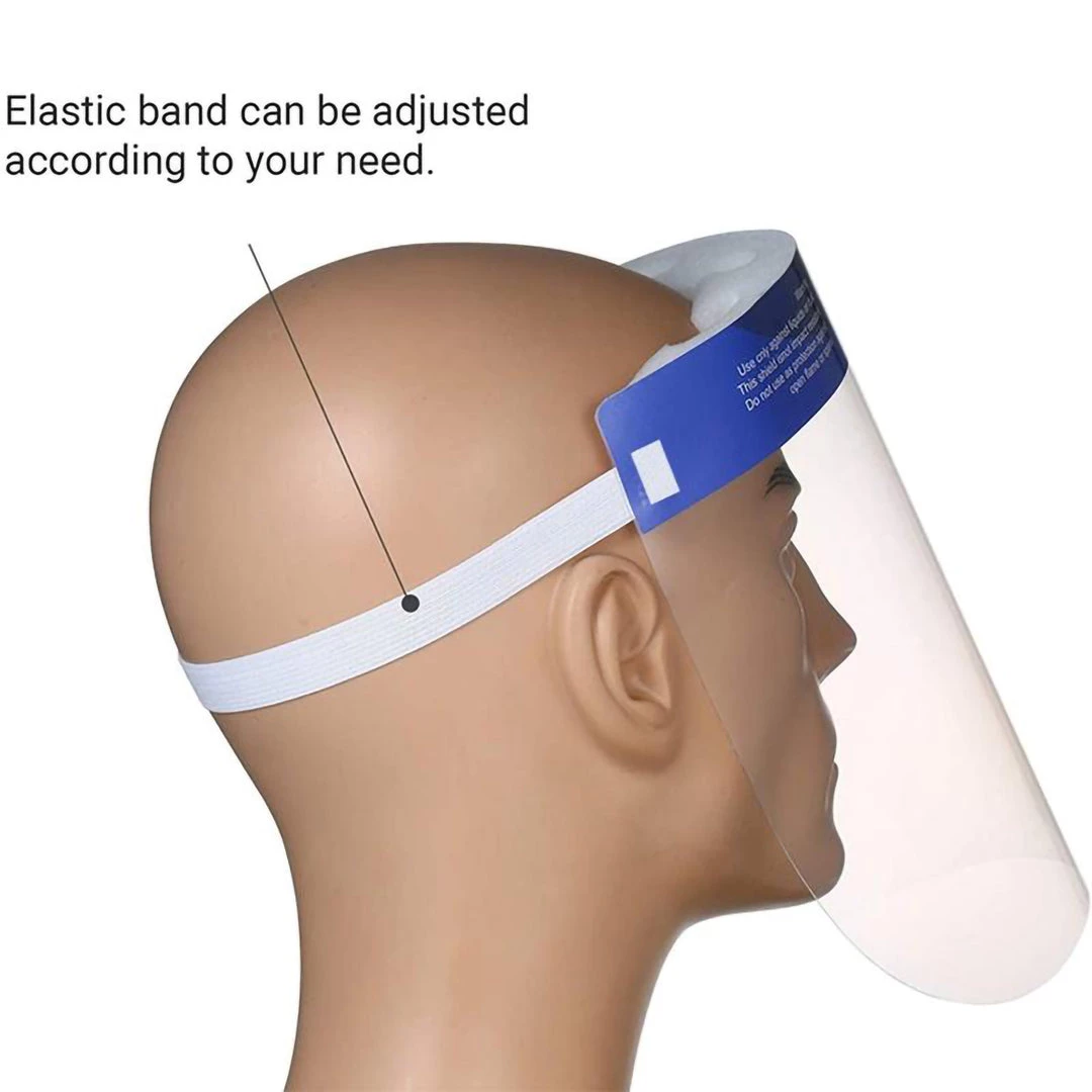 Tableclothsfactory Big Clearance Sale Protective Face Shield Mask, Sneeze Guard With Elastic Band And Comfort Sponge - Protects From Sneezing, Coughing, Splashes, Droplets 2 Tableclothsfactory Big Clearance Sale Protective Face Shield Mask, Sneeze Guard With Elastic Band And Comfort Sponge - Protects From Sneezing, Coughing, Splashes, Droplets