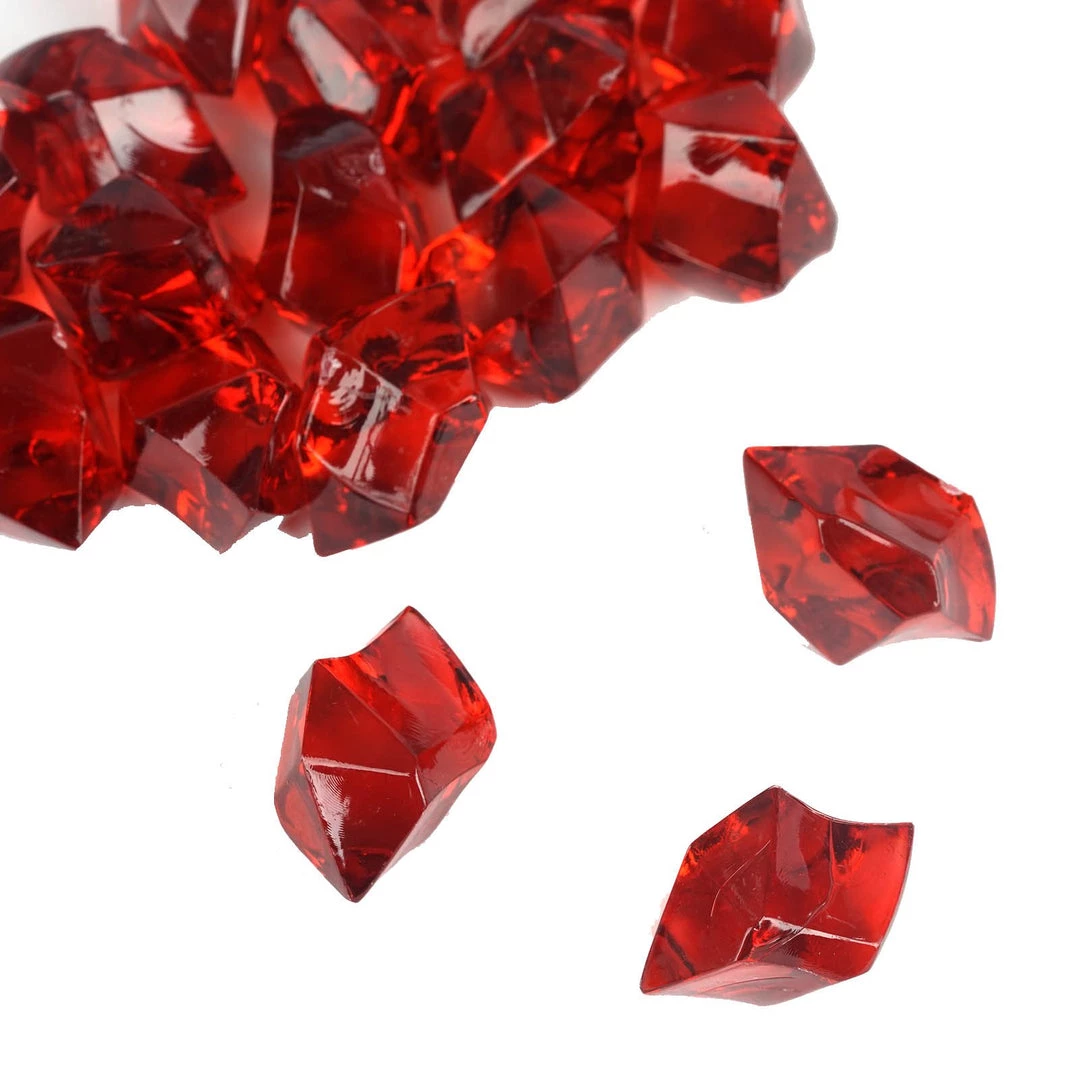 HIER_4830 Chargers & Centerpieces 300 Pack Burgundy Large Acrylic Ice Bead Vase Fillers Table Decoration 7 HIER_4830 Chargers & Centerpieces 300 Pack Burgundy Large Acrylic Ice Bead Vase Fillers Table Decoration