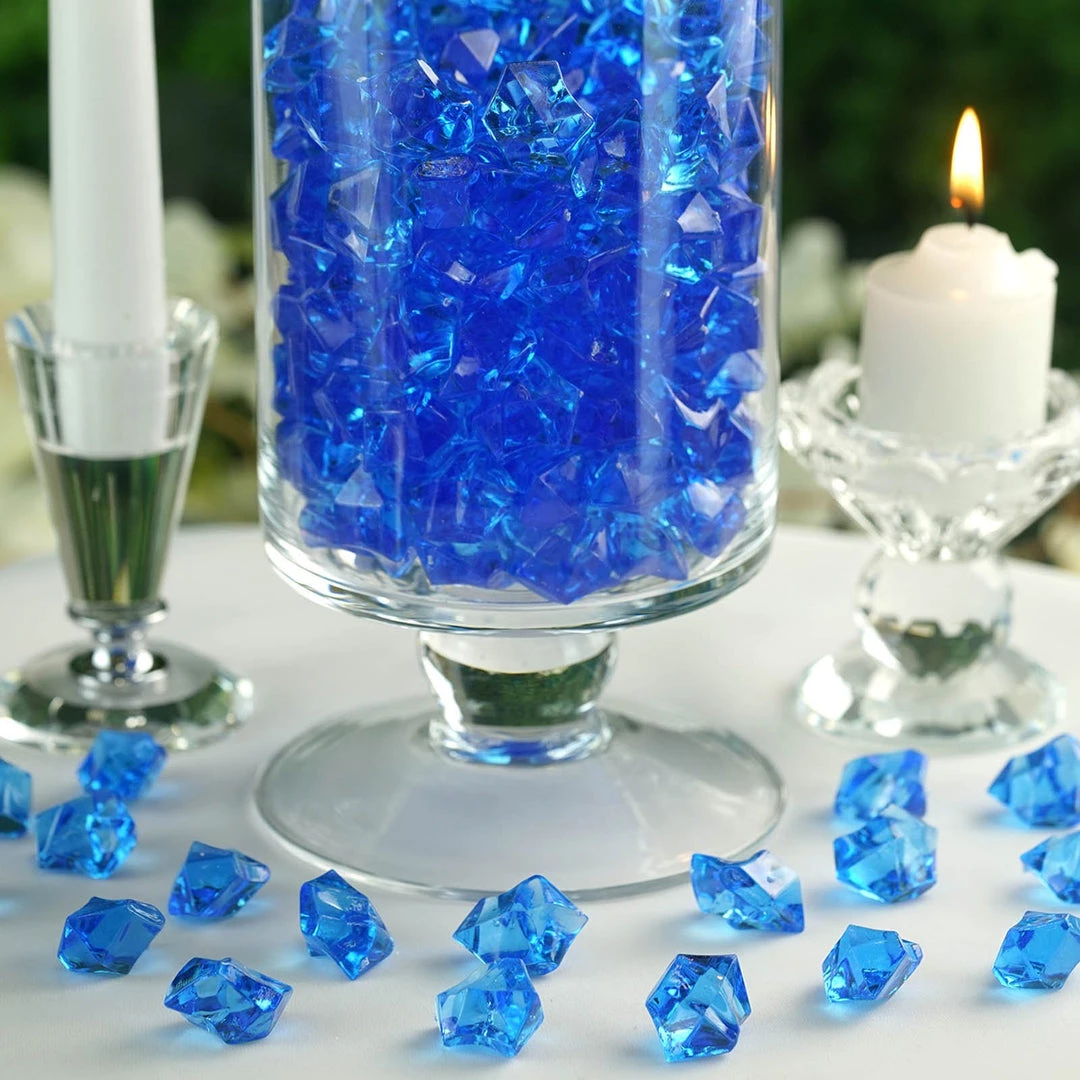 HIER_4830 300 Pack Ocean Blue Large Acrylic Ice Bead Vase Fillers Table Decoration 2 HIER_4830 300 Pack Ocean Blue Large Acrylic Ice Bead Vase Fillers Table Decoration