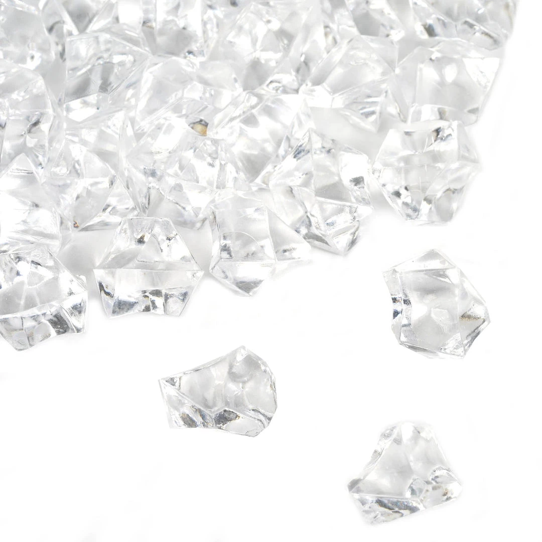 HIER_4830 Chargers & Centerpieces 400 Pack Clear Mini Acrylic Ice Bead Vase Fillers Table Decoration 3 HIER_4830 Chargers & Centerpieces 400 Pack Clear Mini Acrylic Ice Bead Vase Fillers Table Decoration