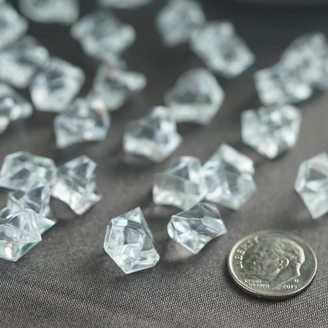 HIER_4830 Chargers & Centerpieces 400 Pack Clear Mini Acrylic Ice Bead Vase Fillers Table Decoration 6 HIER_4830 Chargers & Centerpieces 400 Pack Clear Mini Acrylic Ice Bead Vase Fillers Table Decoration