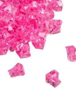 HIER_4830 400 Pack Fuchsia Mini Acrylic Ice Bead Vase Fillers Table Decoration Chargers & Centerpieces 9 HIER_4830 400 Pack Fuchsia Mini Acrylic Ice Bead Vase Fillers Table Decoration Chargers & Centerpieces