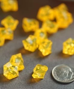 HIER_4830 400 Pack Gold Mini Acrylic Ice Bead Vase Fillers Table Decoration Chargers & Centerpieces 12 HIER_4830 400 Pack Gold Mini Acrylic Ice Bead Vase Fillers Table Decoration Chargers & Centerpieces