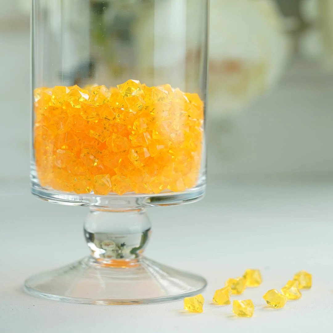 HIER_4830 400 Pack Gold Mini Acrylic Ice Bead Vase Fillers Table Decoration Chargers & Centerpieces 2 HIER_4830 400 Pack Gold Mini Acrylic Ice Bead Vase Fillers Table Decoration Chargers & Centerpieces