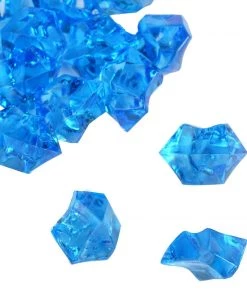 HIER_4830 400 Pack Ocean Blue Mini Acrylic Ice Bead Vase Fillers Table Decoration Chargers & Centerpieces 7 HIER_4830 400 Pack Ocean Blue Mini Acrylic Ice Bead Vase Fillers Table Decoration Chargers & Centerpieces