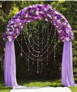 HIER_3160 Big Event Backdrops & Décor 90" | Wedding Arch Metal | Wedding Arbor | Flower Arch Wedding