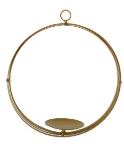 HIER_4330 Tabletop Decor 24" Gold Wrought Iron Folding Ball Floral Sphere | Geometric Hanging Vase Holder 26 HIER_4330 Tabletop Decor 24