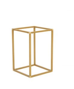 HIER_4330 Chargers & Centerpieces 2 Pack | 12” Rectangular Gold Metal Wedding Flower Stand | Geometric Centerpiece Vases 35 HIER_4330 Chargers & Centerpieces 2 Pack | 12” Rectangular Gold Metal Wedding Flower Stand | Geometric Centerpiece Vases