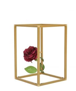 HIER_4330 Chargers & Centerpieces 2 Pack | 12” Rectangular Gold Metal Wedding Flower Stand | Geometric Centerpiece Vases 28 HIER_4330 Chargers & Centerpieces 2 Pack | 12” Rectangular Gold Metal Wedding Flower Stand | Geometric Centerpiece Vases