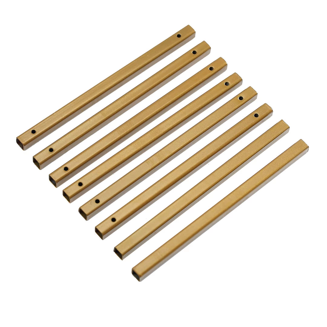 HIER_4330 Chargers & Centerpieces 2 Pack | 12” Rectangular Gold Metal Wedding Flower Stand | Geometric Centerpiece Vases 15 HIER_4330 Chargers & Centerpieces 2 Pack | 12” Rectangular Gold Metal Wedding Flower Stand | Geometric Centerpiece Vases