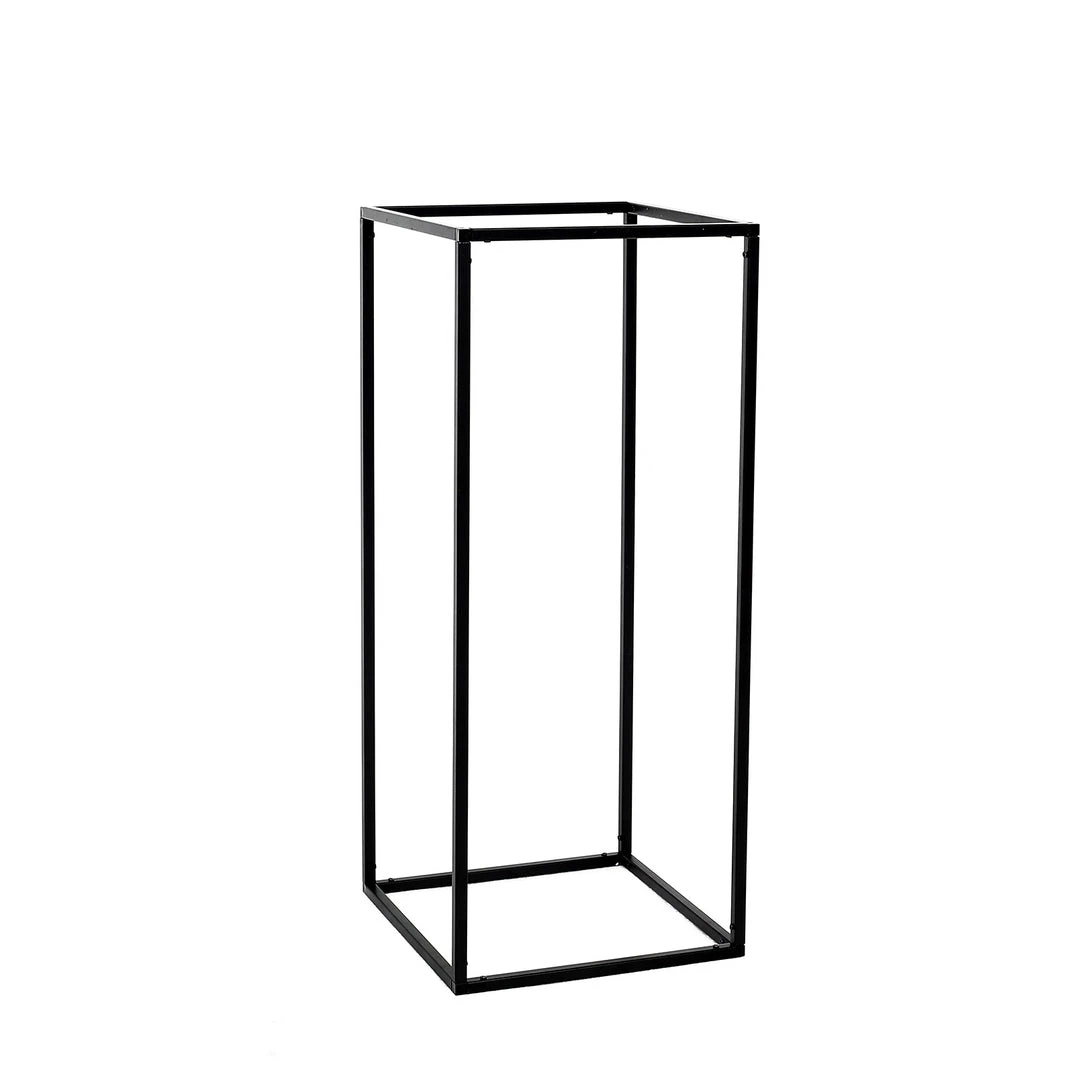 HIER_4820 2 Pack | 24" Matte Black Wedding Flower Stand | Metal Vase Column Stand | Geometric Centerpiece Vase 15 HIER_4820 2 Pack | 24" Matte Black Wedding Flower Stand | Metal Vase Column Stand | Geometric Centerpiece Vase