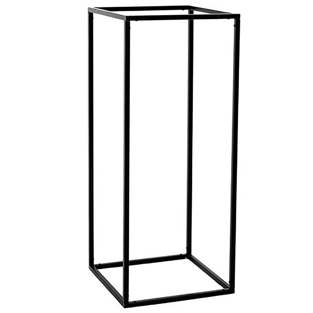HIER_4820 2 Pack | 24" Matte Black Wedding Flower Stand | Metal Vase Column Stand | Geometric Centerpiece Vase 14 HIER_4820 2 Pack | 24" Matte Black Wedding Flower Stand | Metal Vase Column Stand | Geometric Centerpiece Vase