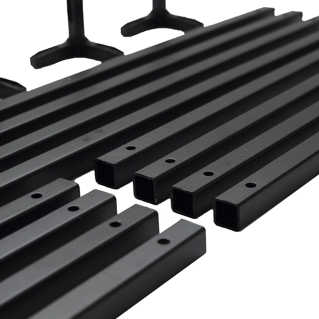 HIER_4820 2 Pack | 24" Matte Black Wedding Flower Stand | Metal Vase Column Stand | Geometric Centerpiece Vase 11 HIER_4820 2 Pack | 24" Matte Black Wedding Flower Stand | Metal Vase Column Stand | Geometric Centerpiece Vase