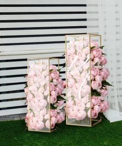 HIER_5170 Chargers & Centerpieces 2 Pack | 32" X 11" Clear Plexiglass Sheet, DIY Acrylic Sheets Sign Board With Protective Film - 3mm Thick