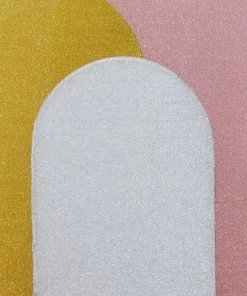 HIER_3110 Backdrop Panels 5ft Shiny Silver Spandex Fit Round Top Backdrop Frame Stand Cover, 2-Sided Metallic Sparkly Wedding Arch Cover