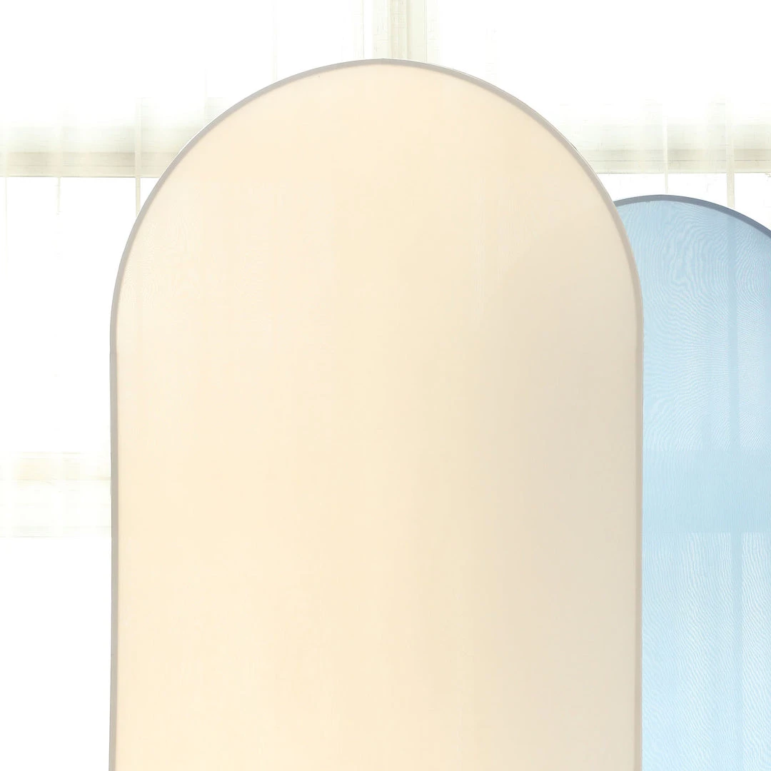 HIER_3110 Backdrop Panels 7ft Beige Spandex Fit Round Top Backdrop Frame Stand Cover, 2-Sided Wedding Arch Cover 10 HIER_3110 Backdrop Panels 7ft Beige Spandex Fit Round Top Backdrop Frame Stand Cover, 2-Sided Wedding Arch Cover
