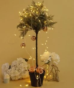 HIER_3720 5FTx3FT 12 Strings | Warm White 7 Mode Sequence Fairy Led String Lights Backdrop With 96 Bright LEDs