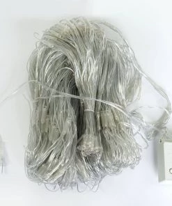 HIER_3750 20FT X 10FT | 600 Bright Blue LED Net Lights Fishing String With 8 Lighting Modes