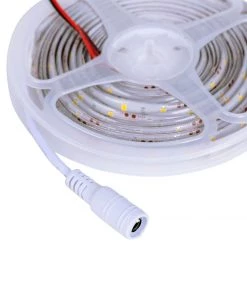 HIER_3740 16ft Warm White Flexible Under Cabinet LED Strip Lights Super Bright 5050 SMD Waterproof LED Wall Light TV Backlight Chargers & Centerpieces