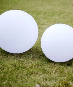 HIER_3740 16” LED Color Cordless Color Changing Floating Pool Lights With Remote - 16 RGB Colors With 4 Color Modes Chargers & Centerpieces