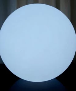 HIER_3740 Chargers & Centerpieces 24” LED Color Cordless Color Changing Floating Pool Lights With Remote - 16 RGB Colors With 4 Color Modes