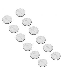 HIER_3750 12 Pack CR2032 Battery 3 Volt Lithium Battery Coin Button Cell - BULK PACK Chargers & Centerpieces