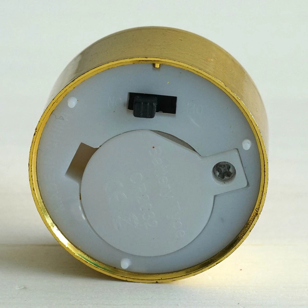 HIER_3720 12 Pack | Metallic Flameless LED Candles | Battery Operated Tea Light Candles | Gold 20 HIER_3720 12 Pack | Metallic Flameless LED Candles | Battery Operated Tea Light Candles | Gold