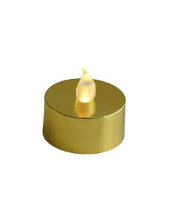 HIER_3720 12 Pack | Metallic Flameless LED Candles | Battery Operated Tea Light Candles | Gold 41 HIER_3720 12 Pack | Metallic Flameless LED Candles | Battery Operated Tea Light Candles | Gold