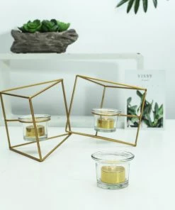 HIER_3720 12 Pack | Metallic Flameless LED Candles | Battery Operated Tea Light Candles | Gold