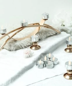 HIER_3720 12 Pack | Metallic Flameless LED Candles | Battery Operated Tea Light Candles | Silver 32 HIER_3720 12 Pack | Metallic Flameless LED Candles | Battery Operated Tea Light Candles | Silver