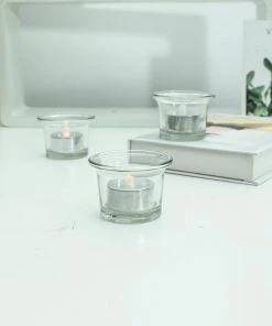 HIER_3720 12 Pack | Metallic Flameless LED Candles | Battery Operated Tea Light Candles | Silver 34 HIER_3720 12 Pack | Metallic Flameless LED Candles | Battery Operated Tea Light Candles | Silver