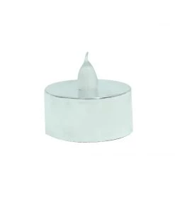 HIER_3720 12 Pack | Metallic Flameless LED Candles | Battery Operated Tea Light Candles | Silver 38 HIER_3720 12 Pack | Metallic Flameless LED Candles | Battery Operated Tea Light Candles | Silver