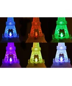 HIER_3730 10" | LED Light Up | Color Changing Eiffel Tower Night Light 20 HIER_3730 10