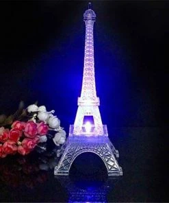 HIER_3730 10" | LED Light Up | Color Changing Eiffel Tower Night Light 16 HIER_3730 10