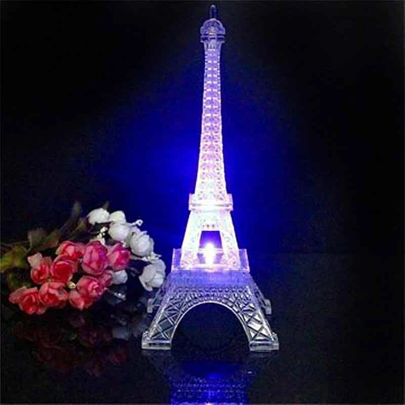 HIER_3730 10" | LED Light Up | Color Changing Eiffel Tower Night Light 6 HIER_3730 10" | LED Light Up | Color Changing Eiffel Tower Night Light