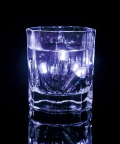 HIER_3750 Chargers & Centerpieces 12 Pack | White Bullet LEDs With String | Waterproof Balloon Lantern Lights Vase LEDs