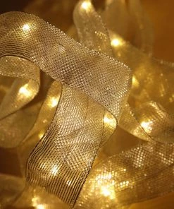 HIER_3730 10FT 30 LED 1.5" Wide Flat Mesh Ribbon Sequential LED Lights