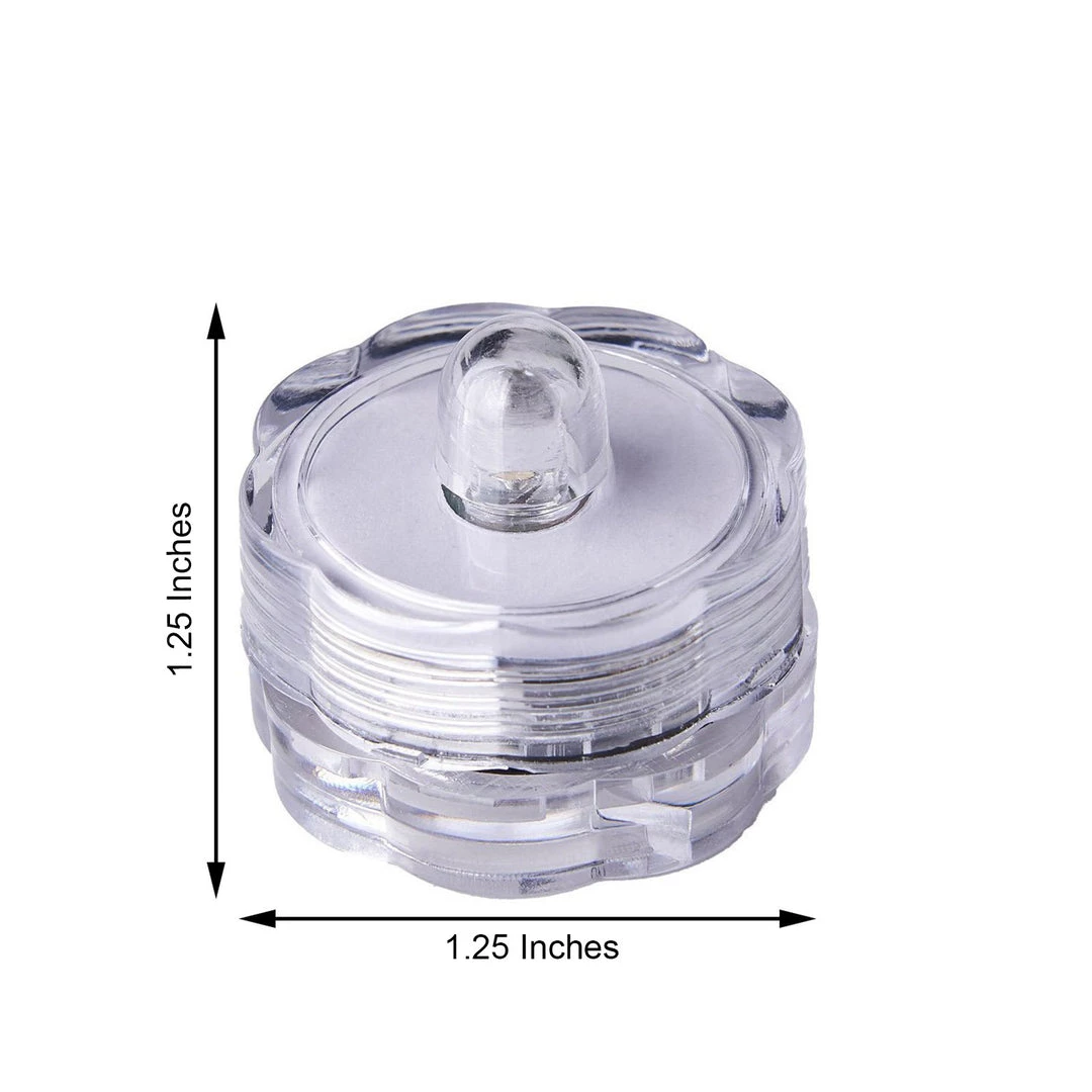 HIER_3750 12 Pack | Red LED Lights Waterproof Battery Operated Submersible Chargers & Centerpieces 3 HIER_3750 12 Pack | Red LED Lights Waterproof Battery Operated Submersible Chargers & Centerpieces