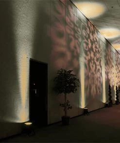 HIER_3740 6W Warm White LED Backdrop Uplight, Outdoor Waterproof Landscape Spotlight