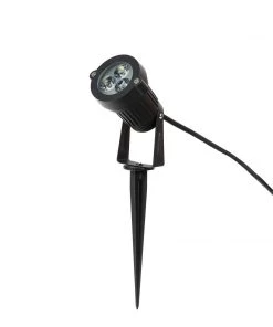 HIER_3740 6W White LED Backdrop Uplight, Outdoor Waterproof Landscape Spotlight Photography Lighting Kit