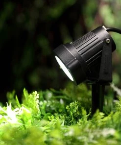 HIER_3740 6W White LED Backdrop Uplight, Outdoor Waterproof Landscape Spotlight Photography Lighting Kit