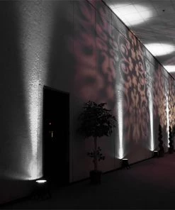 HIER_3740 6W White LED Backdrop Uplight, Outdoor Waterproof Landscape Spotlight Photography Lighting Kit