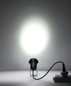 HIER_3740 6W White LED Backdrop Uplight, Outdoor Waterproof Landscape Spotlight Photography Lighting Kit