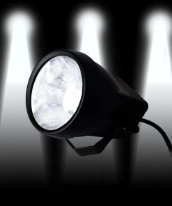 HIER_3740 3 Watt White LED Backdrop Uplight Landscape Spotlight Wedding & Party Lights