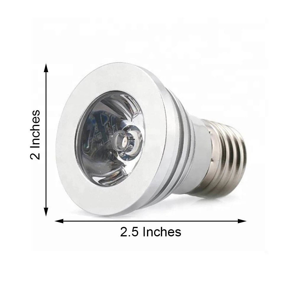 HIER_3750 3 Watt 16 Color Changing LED Spot Light With Remote Chargers & Centerpieces 3 HIER_3750 3 Watt 16 Color Changing LED Spot Light With Remote Chargers & Centerpieces